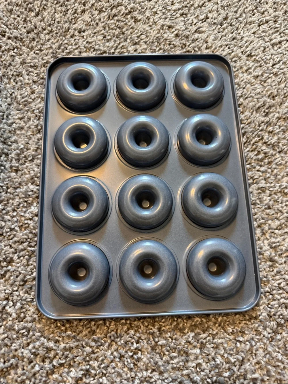 Mini Donut Baking Pan - Gray Nonstick